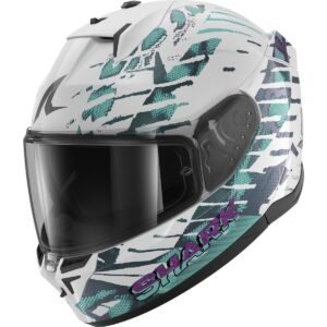 Blanco / Verde Azulado