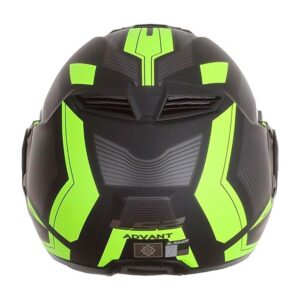 MODULAR LS2 FF906 ADVANT REVO HELMET MATT BLACK / YELLOW - Image 4