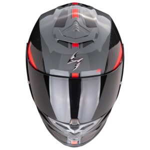 SCORPION EXO R1 EVO AIR FINAL HELMET GREY / BLACK / RED - Image 3