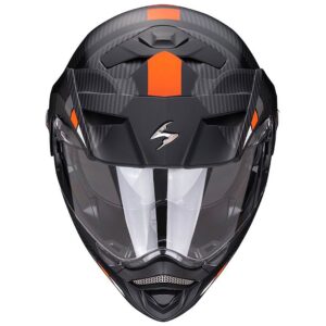 MODULAR TRAIL SCORPION ADX2 CAMINO HELMET BLACK MATT / ORANGE - Image 3