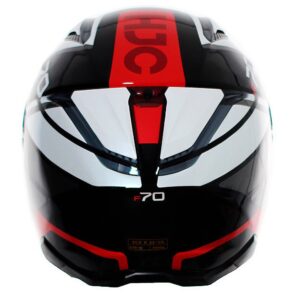 HJC F70 TINO HELMET BLACK / RED - Image 3