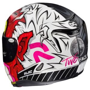 HJC RPHA11 TWO FACE DC COMICS HELMET BLACK / RED - Image 4