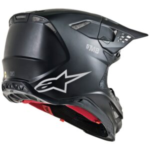 Alpinestars Supertech Sm8 Solid Cross / Casco Enduro Negro Matt - Imagen 3