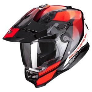 SCORPION ADF-9000 AIR TRAIL HELMET BLACK / RED - Image 1