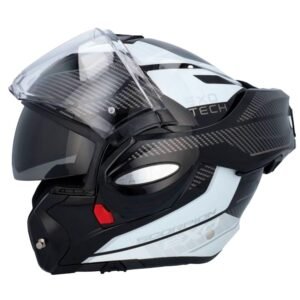SCORPION EXO TECH EVO ANIMO MODULAR HELMET BLACK / WHITE - Image 4