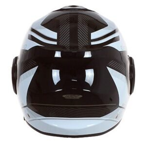 SCORPION EXO TECH EVO ANIMO MODULAR HELMET BLACK / WHITE - Image 5