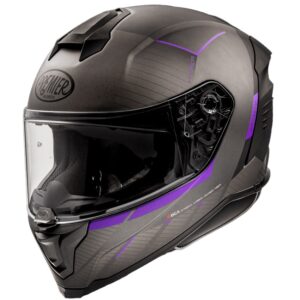 PREMIER HYPER RS 18 BM HELMET GRAY / LILAC - Image 1