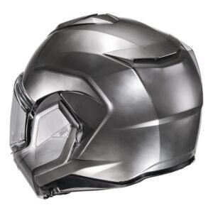 HJC I100 HELMET SILVER - Image 3