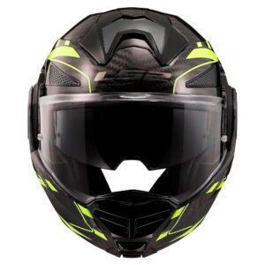 LS2 FF901 ADVANT X CARBON FUTURE II MODULAR HELMET - YELLOW FLUORINE - Image 3