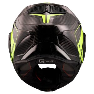 LS2 FF901 ADVANT X CARBON FUTURE II MODULAR HELMET - YELLOW FLUORINE - Image 4