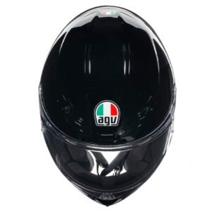 AGV K6 SOLID HELMET - BLACK - Image 4