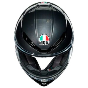 AGV K6 MINIMAL HELMET - GRAY / BLACK / FLUORESCENT - Image 4
