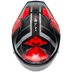 NEXX X.R3R SWIRL HELMET - RED - Image 4