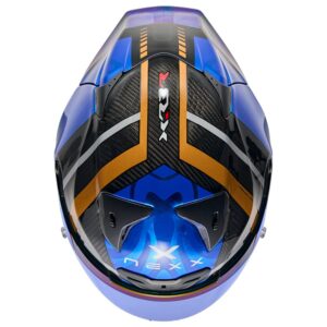 NEXX X.R3R SWIRL HELMET - DARK BLUE - Image 4