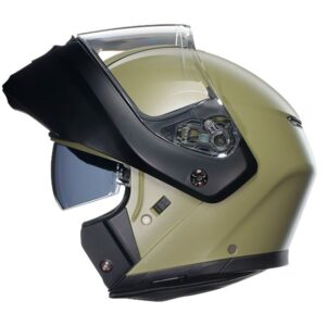 AGV STREETMODULAR MONO MODULAR HELMET - GREEN / BLACK - Image 2