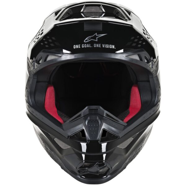 ALPINESTARS Supertech SM8 Solid Black Gloss Motocross Helmet