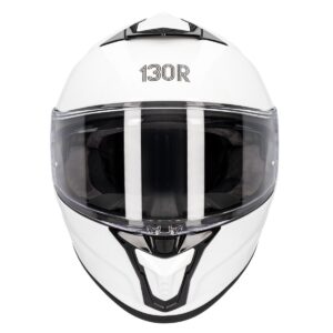 130R Kashima Gloss White Helmet - Image 3