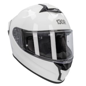 130R Kashima Gloss White Helmet - Image 5