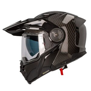 130R Hiro P/J Carbon Gloss Black Helmet - Image 3
