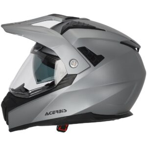 ACERBIS Flip FS-606 Metallic Grey Helmet - Image 4