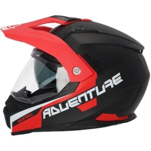 ACERBIS Flip FS-606 Grey / Red Helmet - Image 4
