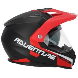 ACERBIS Flip FS-606 Grey / Red Helmet - Image 5