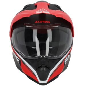 ACERBIS Flip FS-606 Grey / Red Helmet - Image 3