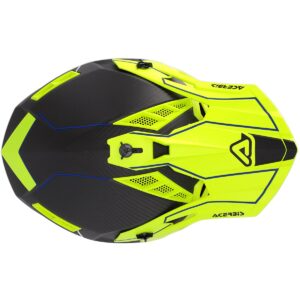 ACERBIS Steel Carbon Black / Fluo Yellow Helmet - Image 4