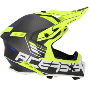 ACERBIS Steel Carbon Black / Fluo Yellow Helmet - Image 5