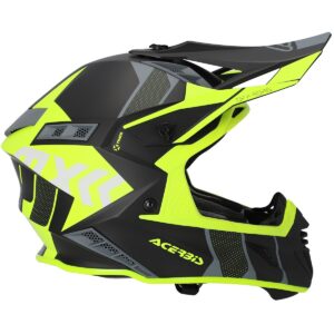 Casco ACERBIS X-Track Negro / Amarillo Fluo - Imagen 5