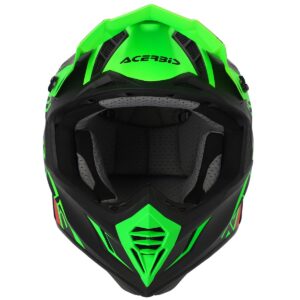 Casco ACERBIS X-Track Fluo Verde / Negro - Imagen 3