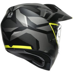 AGV AX9 Siberia Matt Black / Yellow Fluo Helmet - Image 3