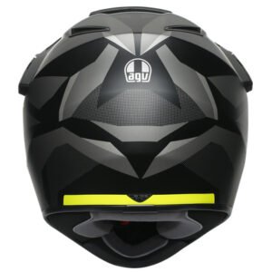 AGV AX9 Siberia Matt Black / Yellow Fluo Helmet - Image 4