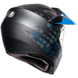 AGV AX9 Antártica Matt Negro / Casco Cian - Imagen 3