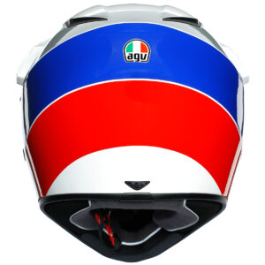 AGV AX9 Atlante White / Blue / Red Helmet - Image 4