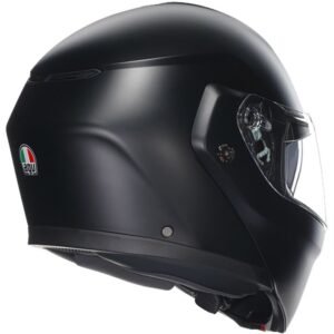 AGV Streetmodular E2206 Mono Matt Black Helmet - Image 3