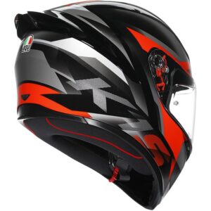 AGV K1 S Fastlap Black / Grey / Red Helmet - Image 3