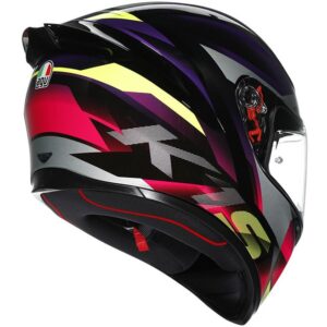AGV K1 S Fastlap Black / Purple / Pink Helmet - Image 3