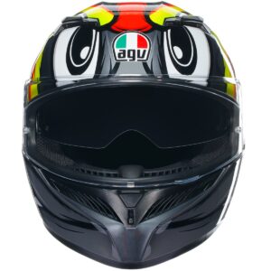 AGV K3 MPLK Birdy 2.0 Grey / Yellow / Red Helmet - Image 3