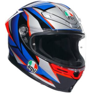 Casco AGV K6 S Slashcut Negro / Azul / Rojo - Imagen 1