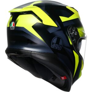AGV K7 Glimpse Matt Black / Yellow Fluo Helmet - Image 3