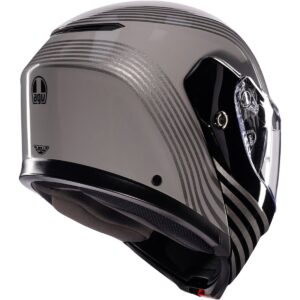 AGV Streetmodular E2206 Iseo Grey / Black Helmet - Image 3