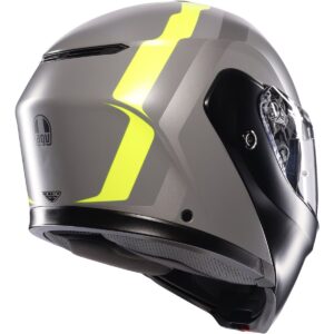 AGV Streetmodular E2206 Resia Matt Grey / Negro / Amarillo Casco Fluo - Imagen 3