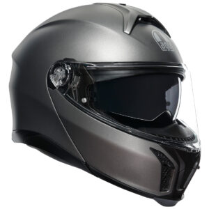 AGV Tourmodular Luna Grey Matt Helmet - Image 1