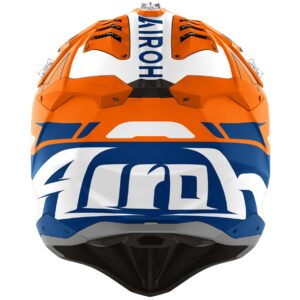 AIROH Aviator 3 Spin Orange Fluo Matt Helmet - Image 3