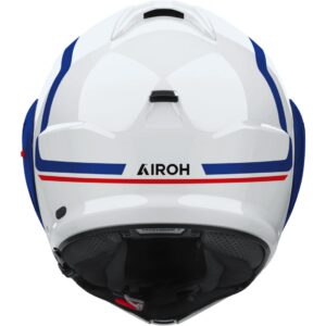 AIROH Mathisse II Genius Blue / Red Helmet - Image 3