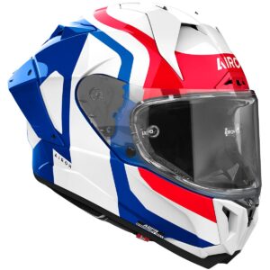 AIROH GP 800 Competition Blue / Red Helmet - Image 3