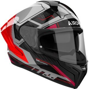 AIROH Matryx Rocket Casco Rojo Fluo - Imagen 3