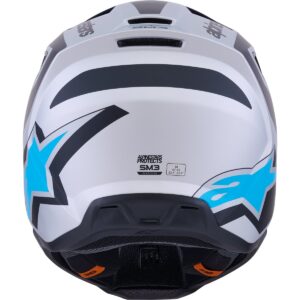 ALPINESTARS S-M3 Calor Plata / Azul / Negro Matt 2026 Casco - Imagen 3