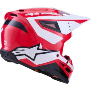 ALPINESTARS S-M3 Heat Red / White / Black 2026 Helmet - Image 4
